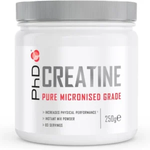 Phd Nutrition 100% Micronised Creatine Monohydrate Powder | Improved Strength And Performance During Exercise, 250G