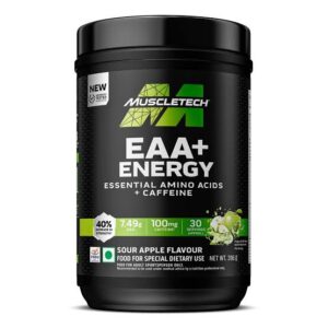 MUSCLETECH EAA+ENERGY SOUR APPLE FLAVOURS 30 SERVINGS