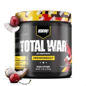 Redcon1, Total War, Preworkout, Strawberry Mango, 15.77 oz (447 g)
