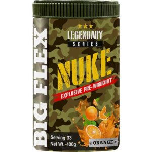 Bigflex Pre-Workout Nuke - 400 gm (0.88 Lb), Orange